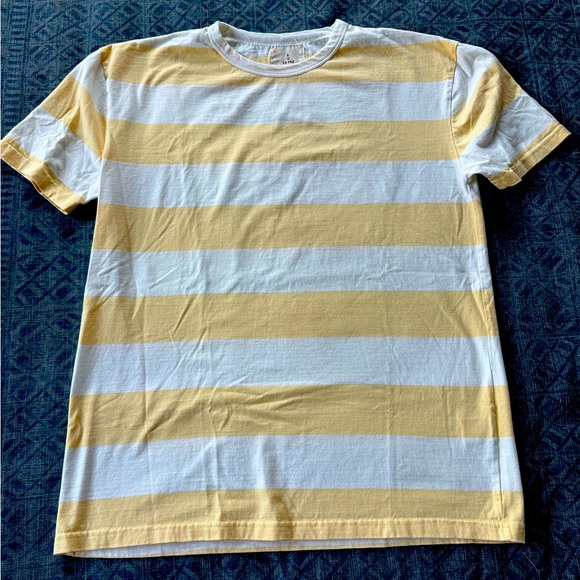 La Paz Men’s striped T-shirt white and yellow - Picture 1 of 3